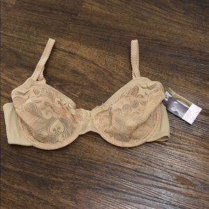 🔸NWT unpadded full coverage nude bra🔸